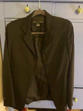 Yansi Fugel Men's Black Single-Breasted Blazer